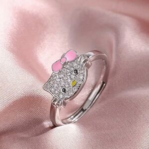 Exquisite Officially Licensed Hello Kitty Adjustable Ring